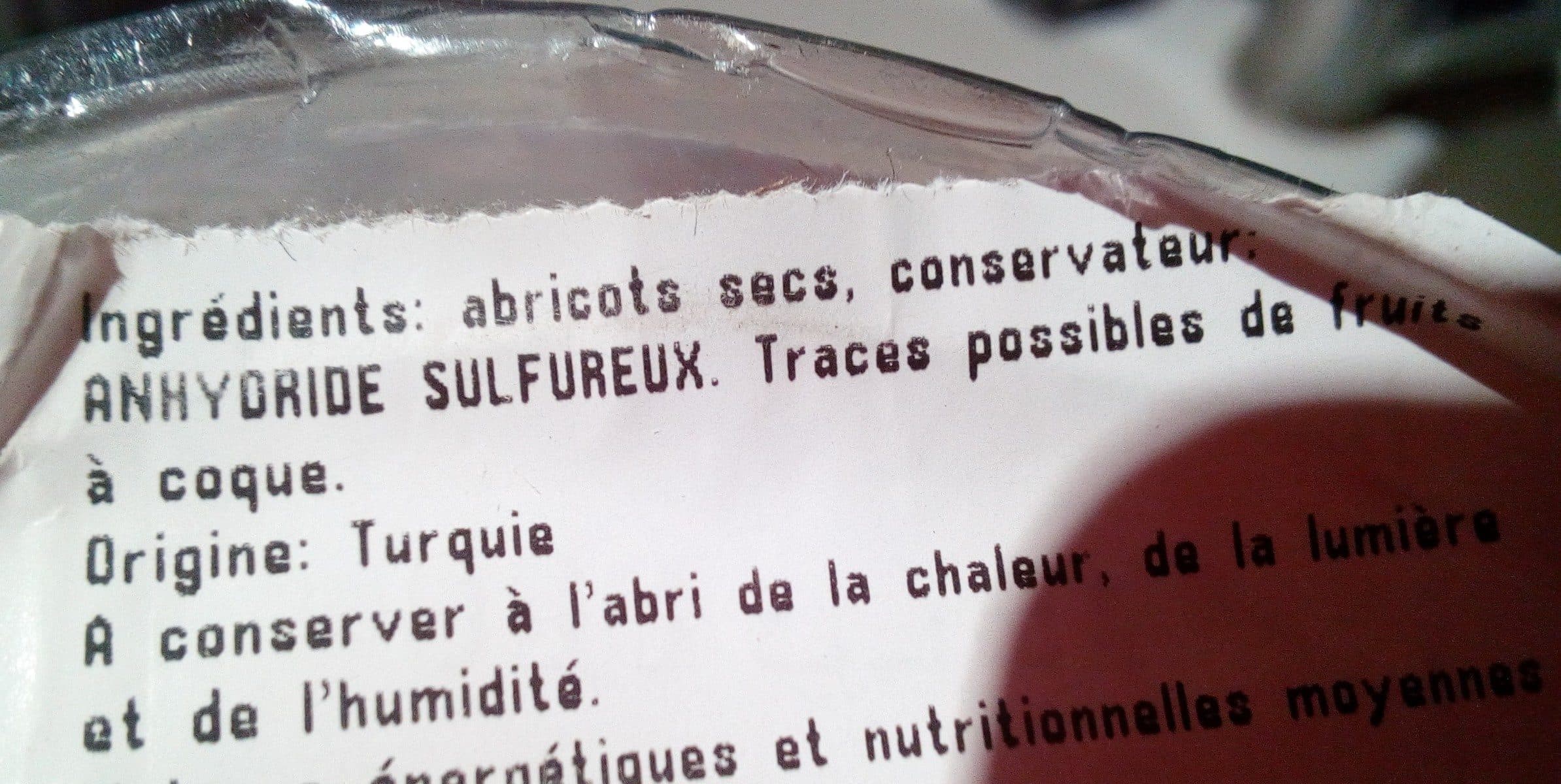 Open Food Facts Abricots secs packshot