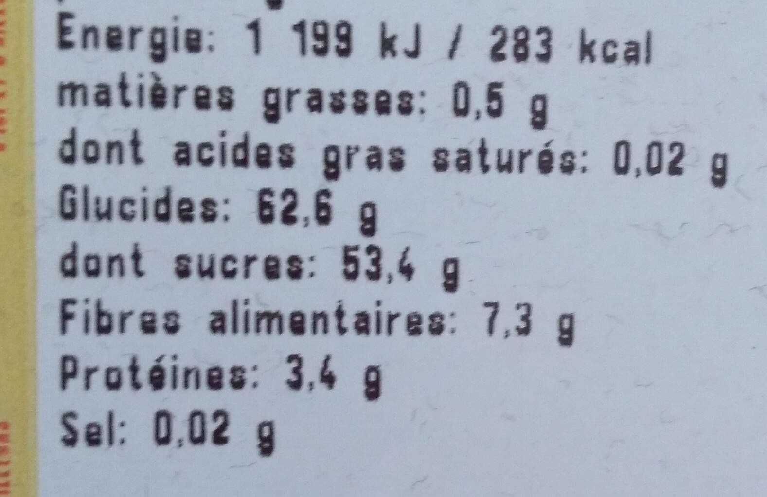 Open Food Facts Abricot sec packshot