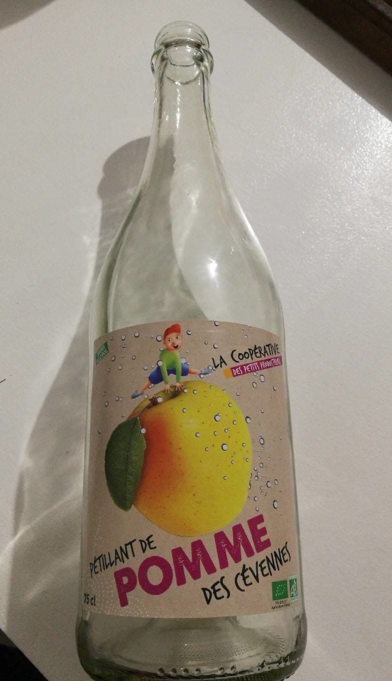 La Coopérative des Petits Producteurs Pétillant de pomme des Cévennes packshot