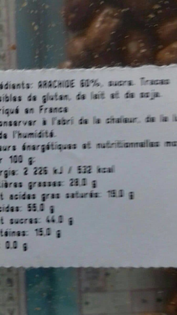 Open Food Facts Arachides grillées packshot