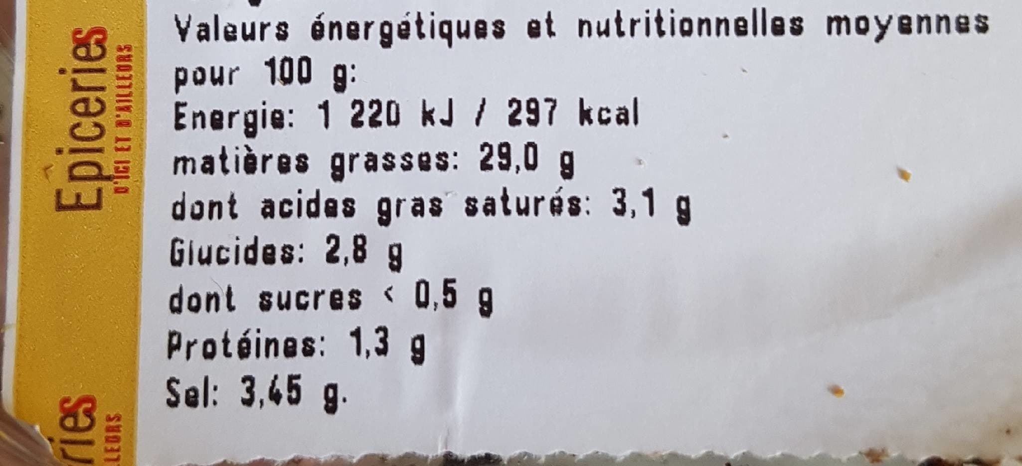 Open Food Facts Tapenade packshot