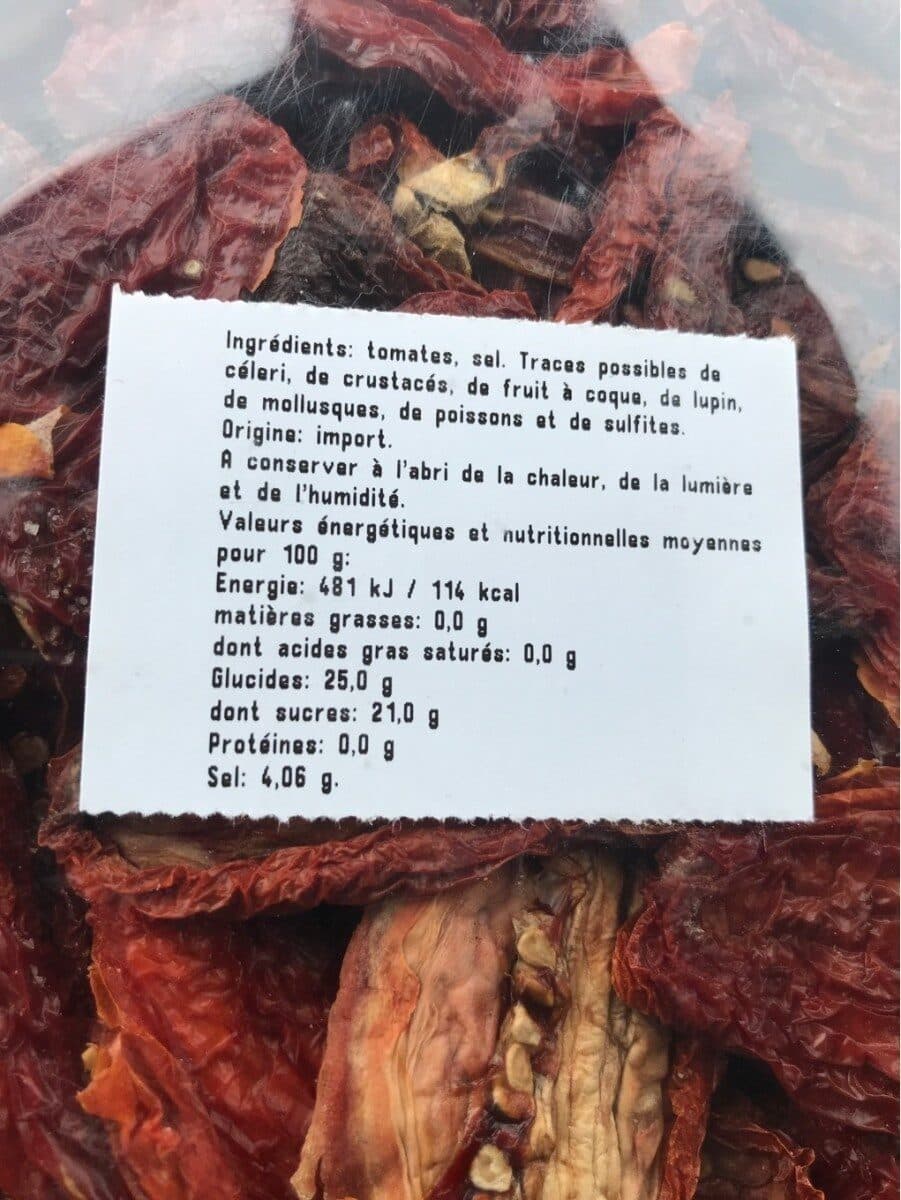 Open Food Facts Tomate sechee packshot