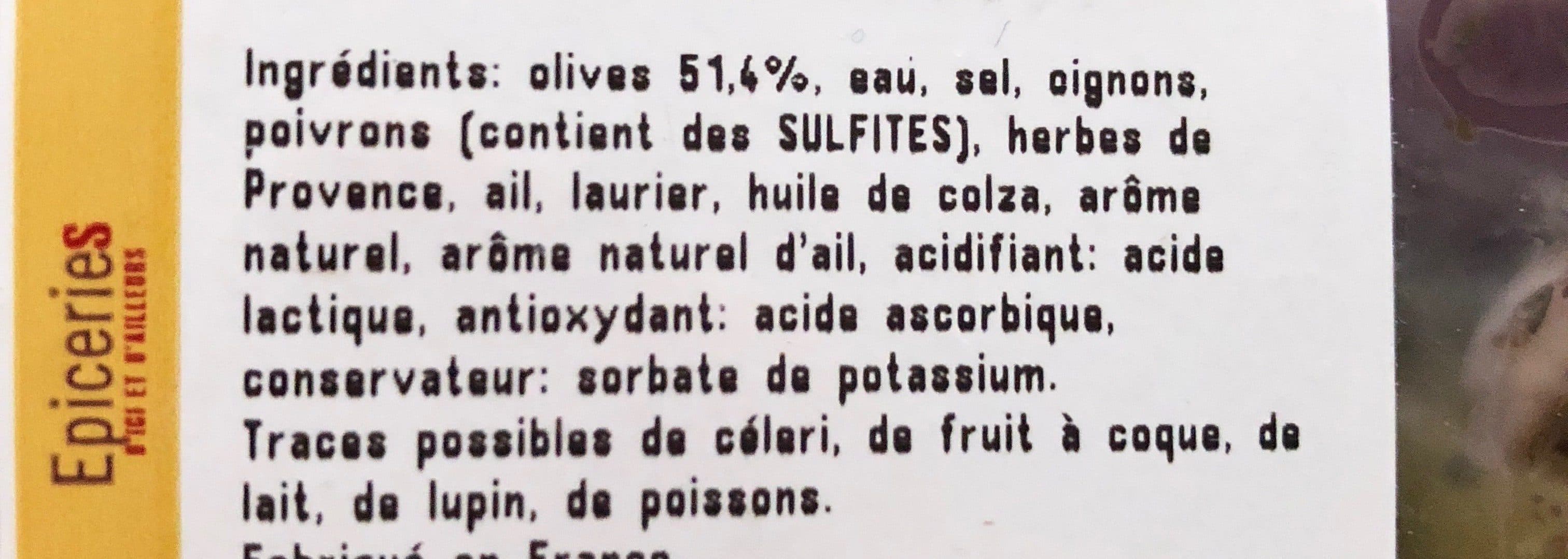 Open Food Facts Olives a la romaine packshot