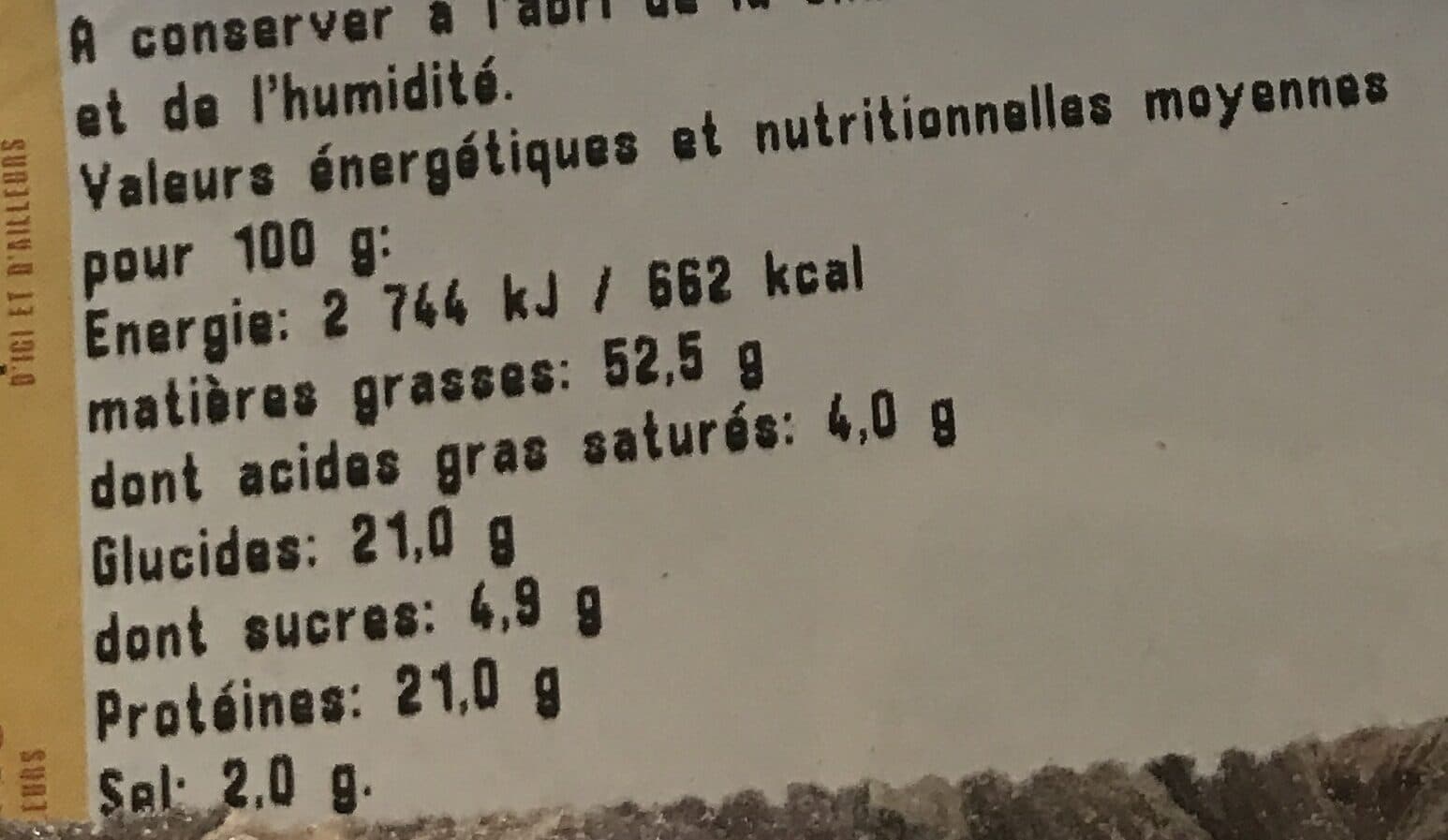 Grand Frais Amandes grillees a sec et salees packshot