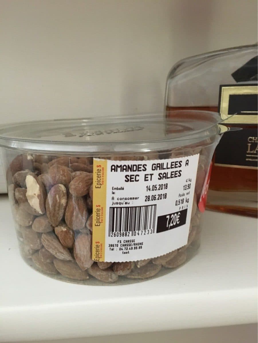 Open Food Facts Amandes grilles et salees packshot