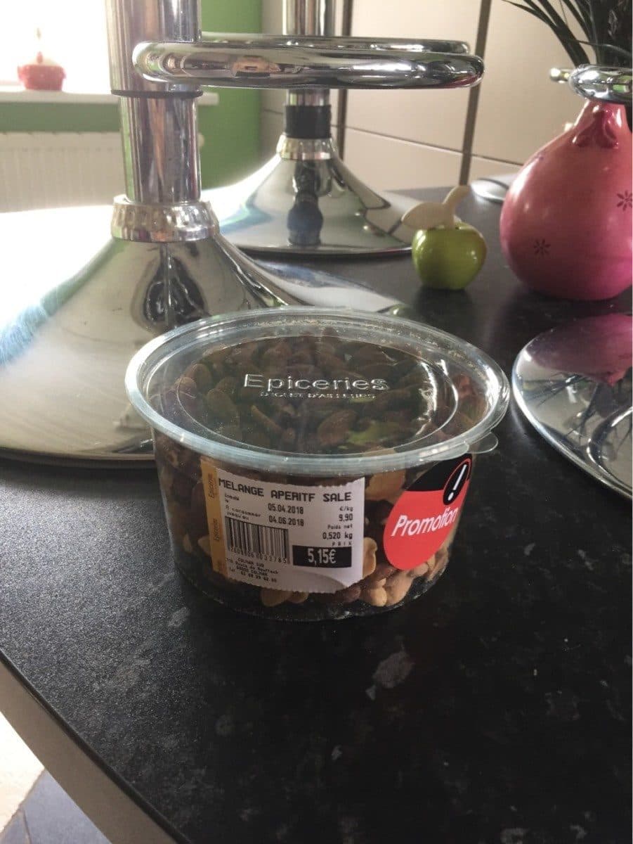 Open Food Facts Melange apéritif salé packshot