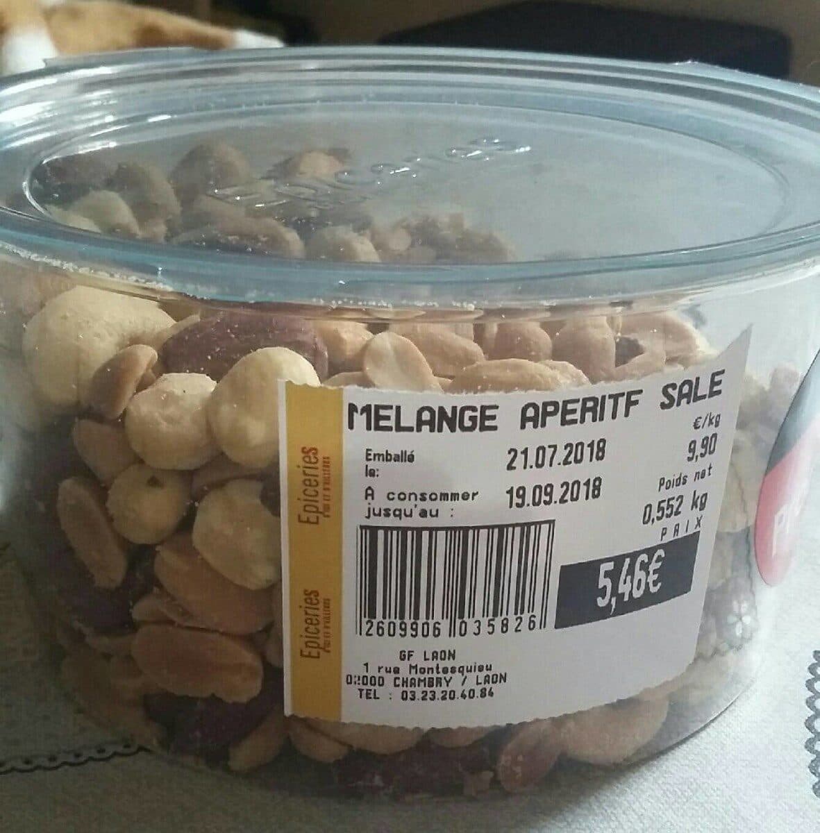 Open Food Facts Mélange apéritif salé packshot
