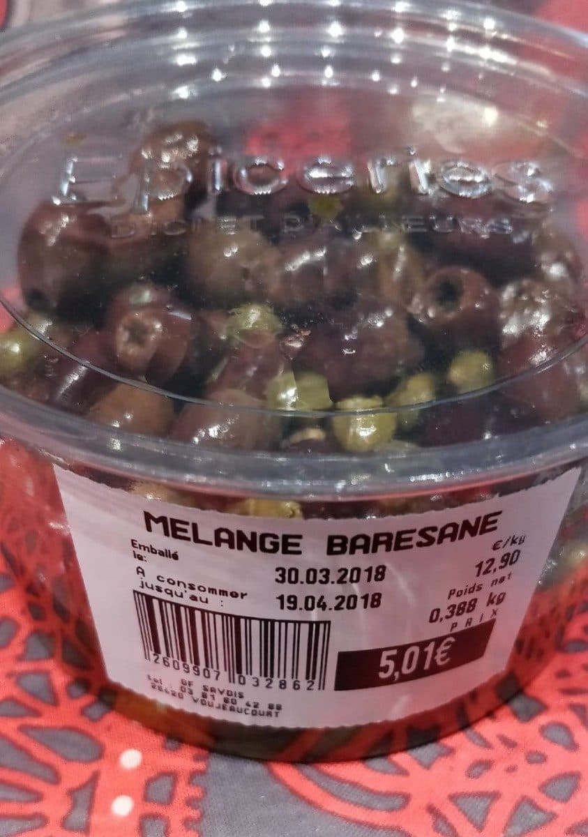 Open Food Facts Melange baresane packshot