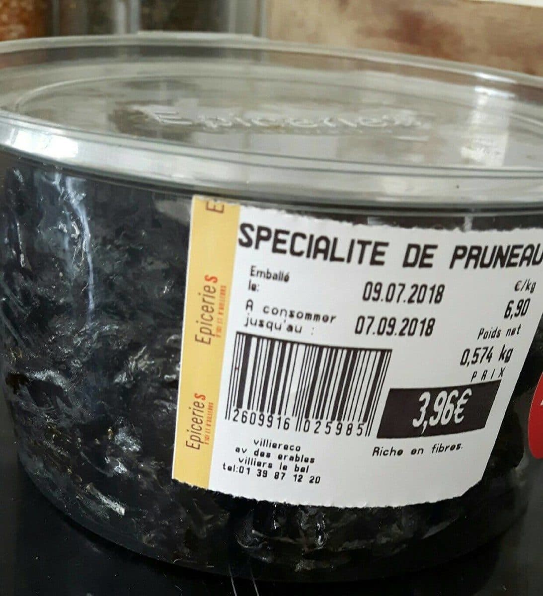 Open Food Facts Pruneaux packshot