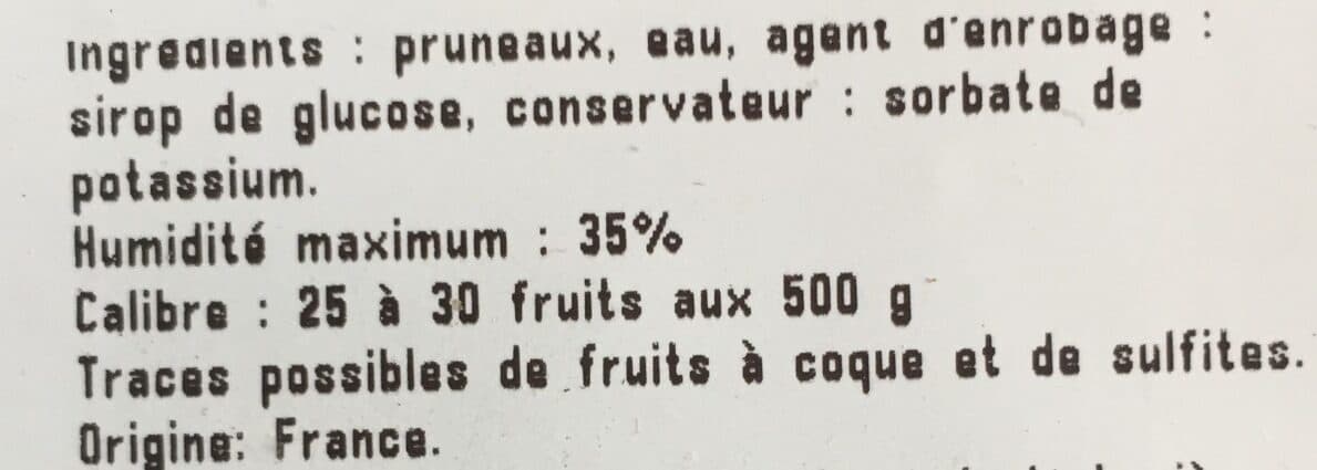 Open Food Facts Spécialité de pruneau packshot