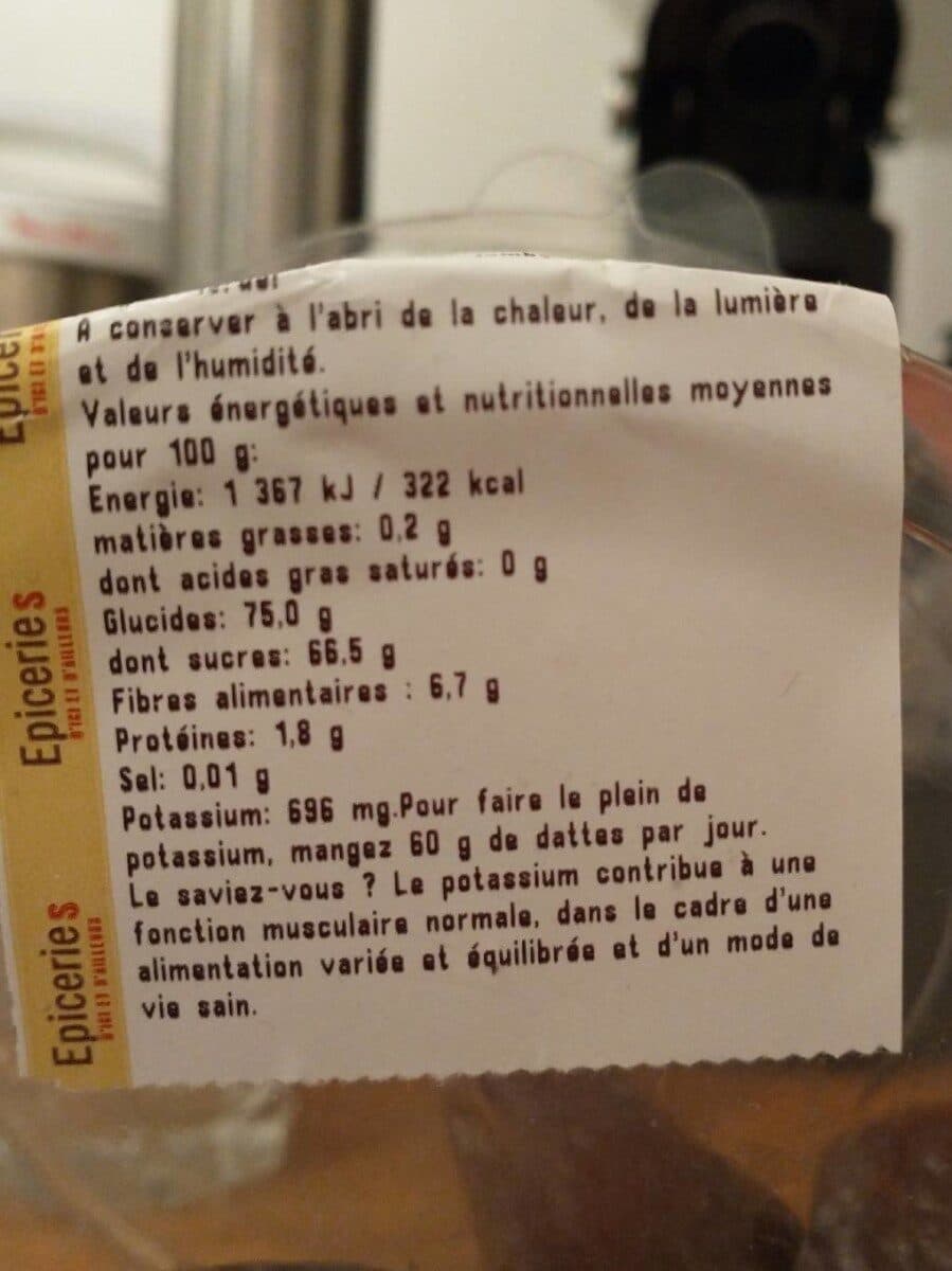 Open Food Facts Datte medjoul packshot