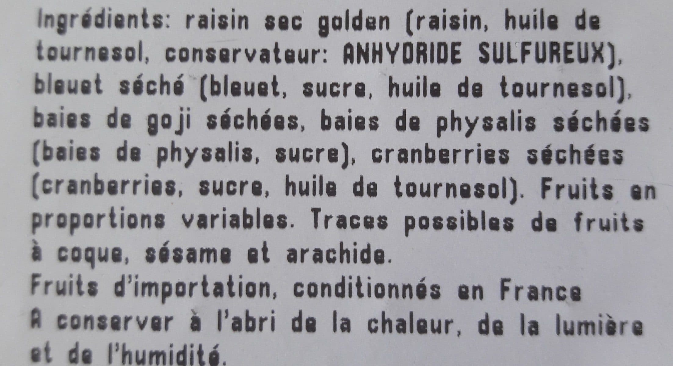 Open Food Facts Mélange Vitalité packshot
