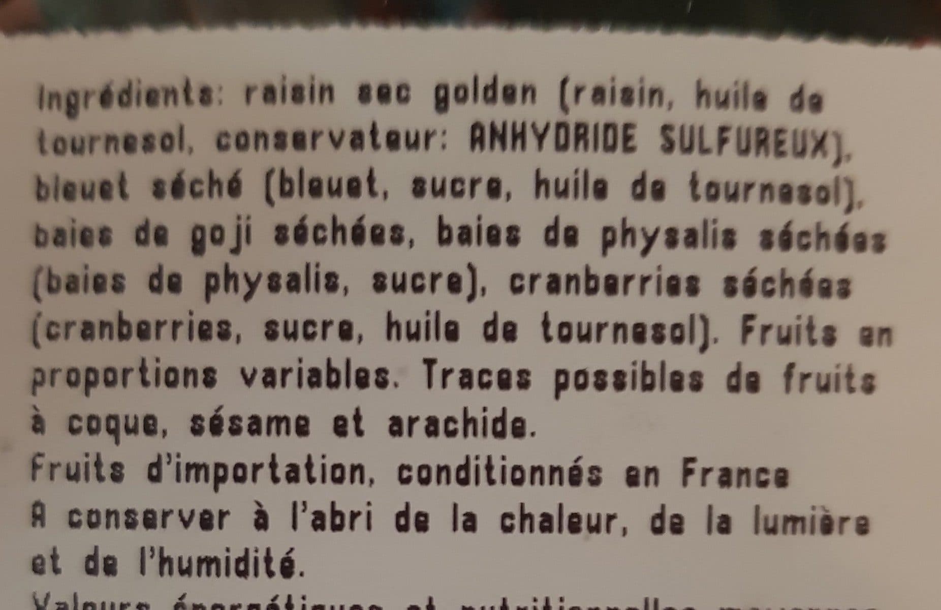 Open Food Facts Mélange vitalité packshot