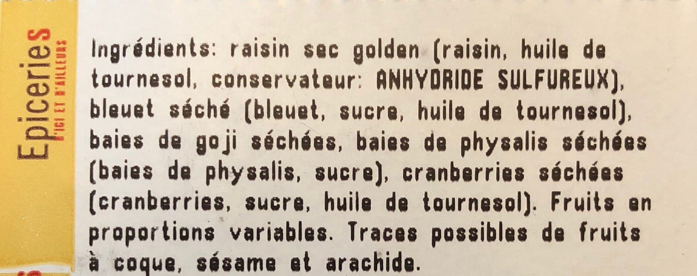 Open Food Facts Mélange Vitalité packshot
