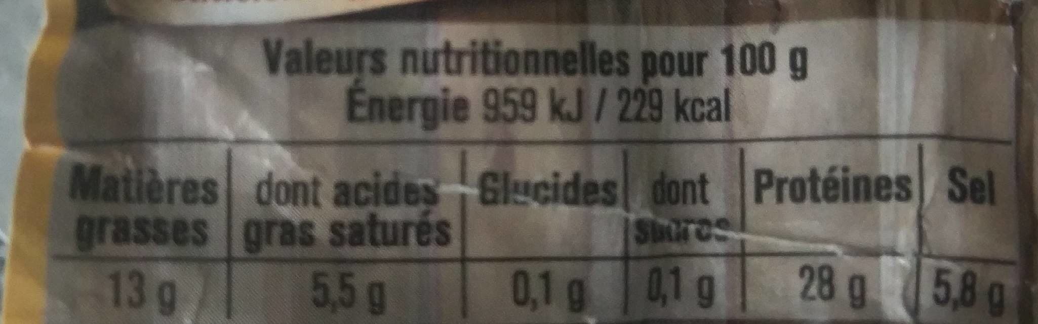 Open Food Facts Véritable jambon sec de Savoie packshot