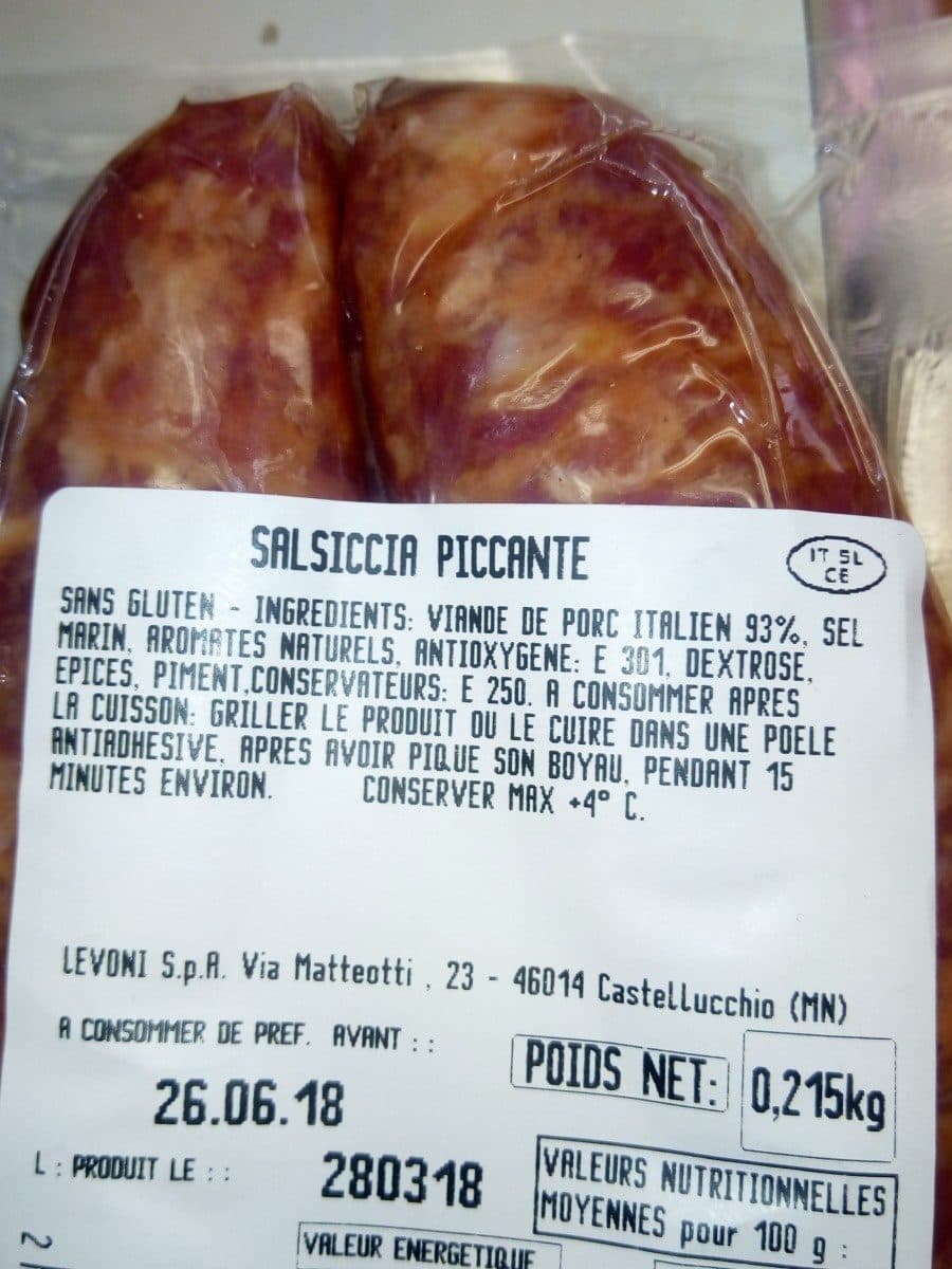 Open Food Facts Salamella mantovana packshot