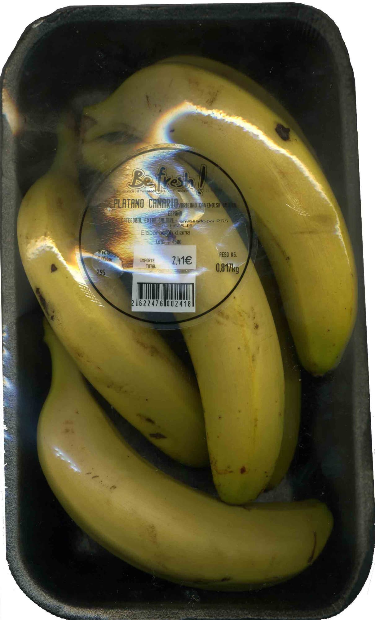 Be Fresh! Plátanos de Canarias packshot
