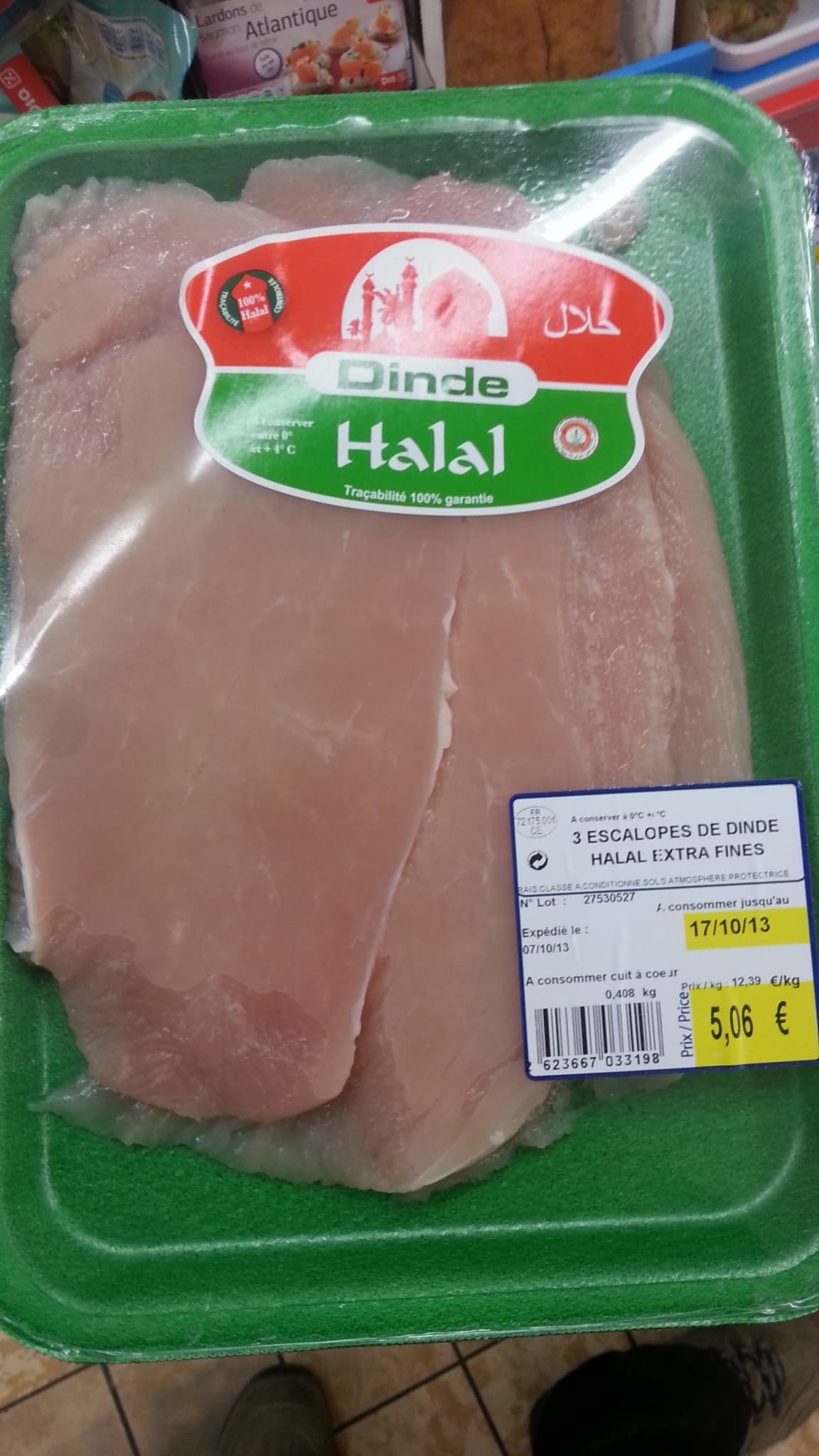Dia Escalopes de dinde Halal (x 3) extra fines packshot