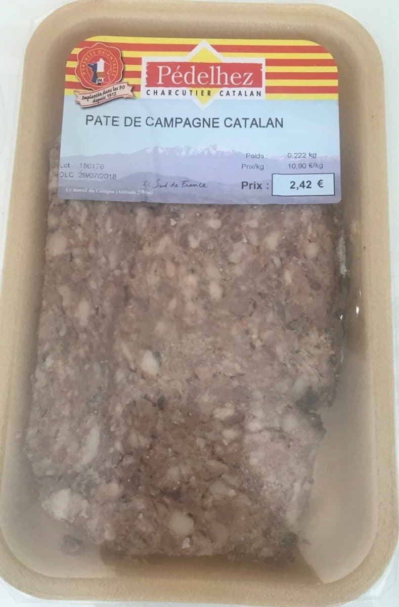 Open Food Facts Pate de campagne catalan packshot