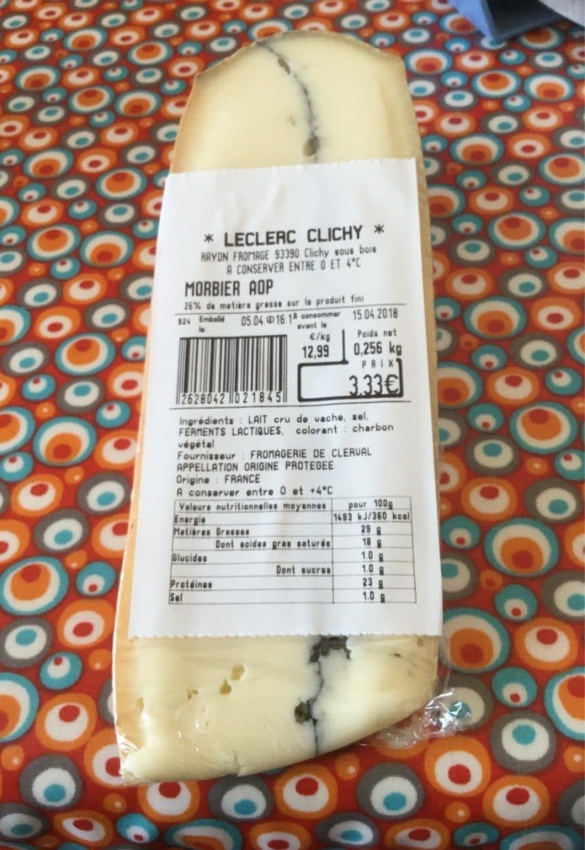 Open Food Facts MORBIER AOP packshot
