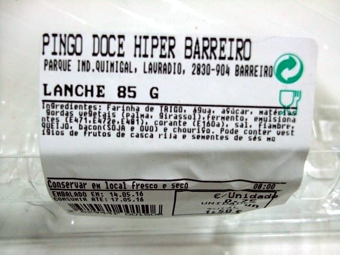 Open Food Facts Lanche 85 g packshot