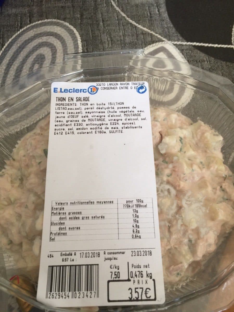 E.Leclerc Thon en salade packshot