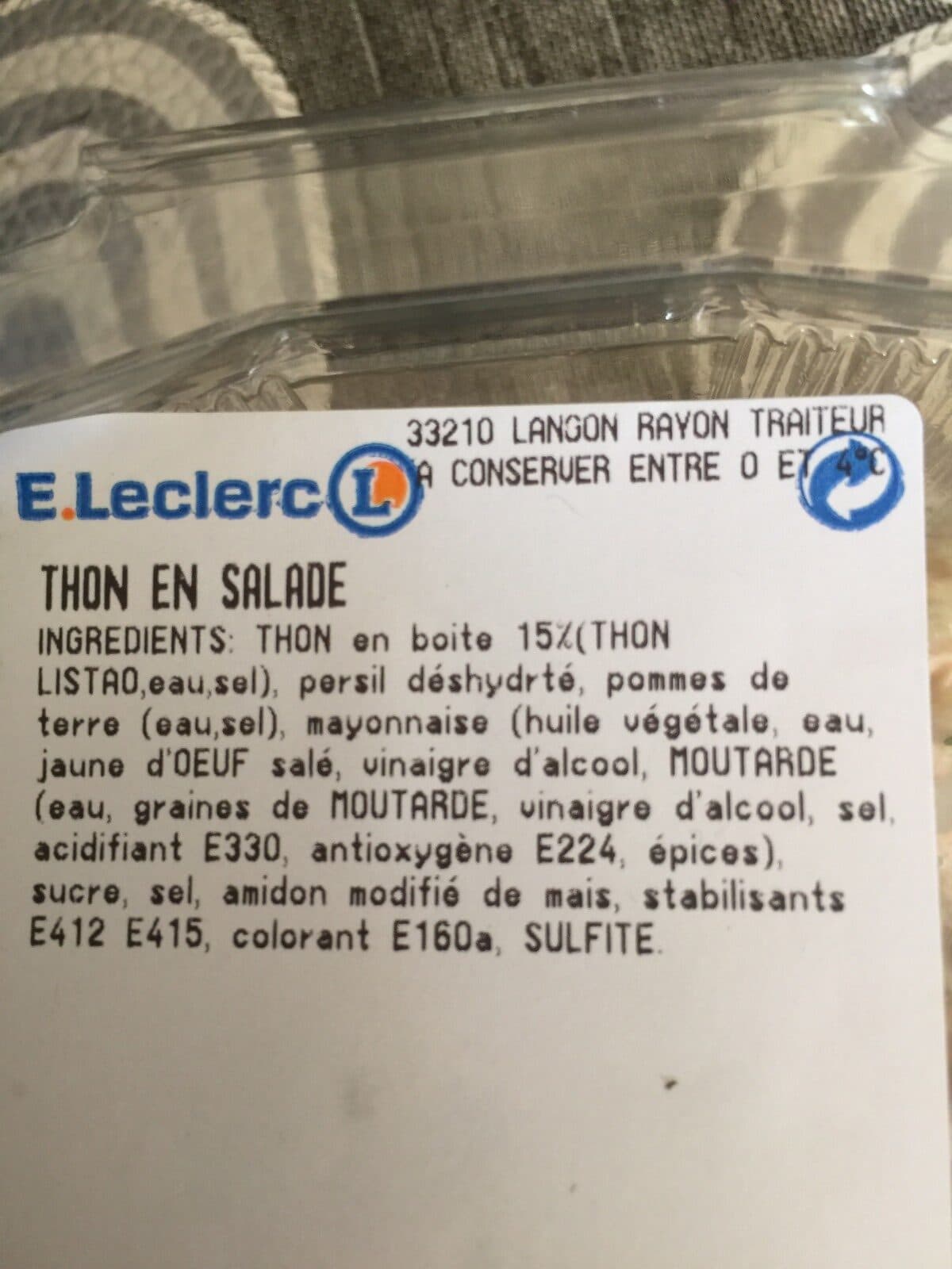E.Leclerc Thon en salade packshot