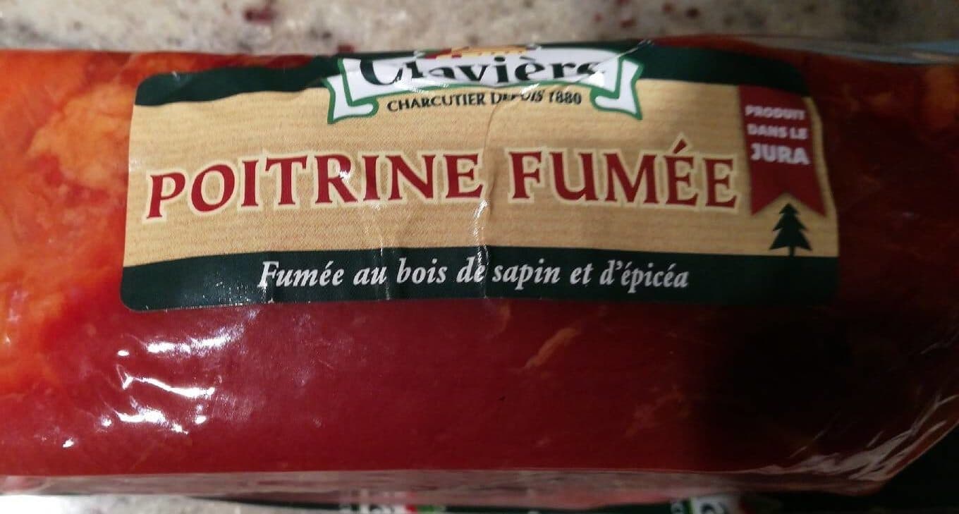 Clavière Poitrine fumée packshot