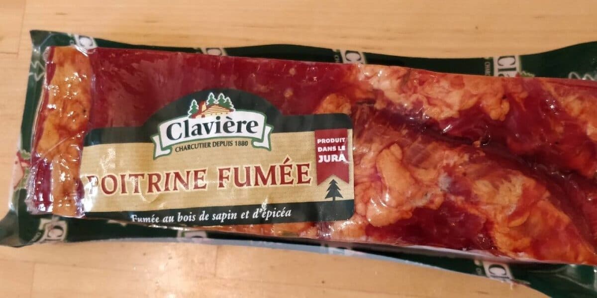 Clavière Poitrine fumée packshot