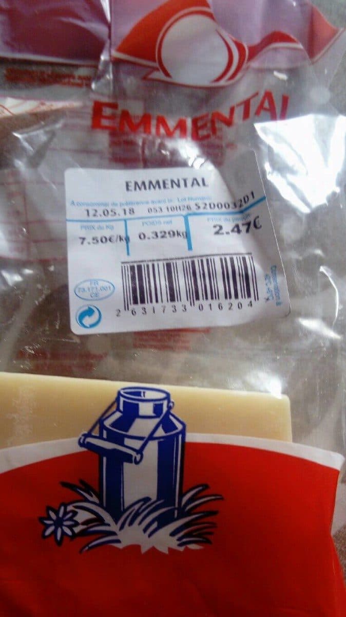 Open Food Facts Emmental packshot