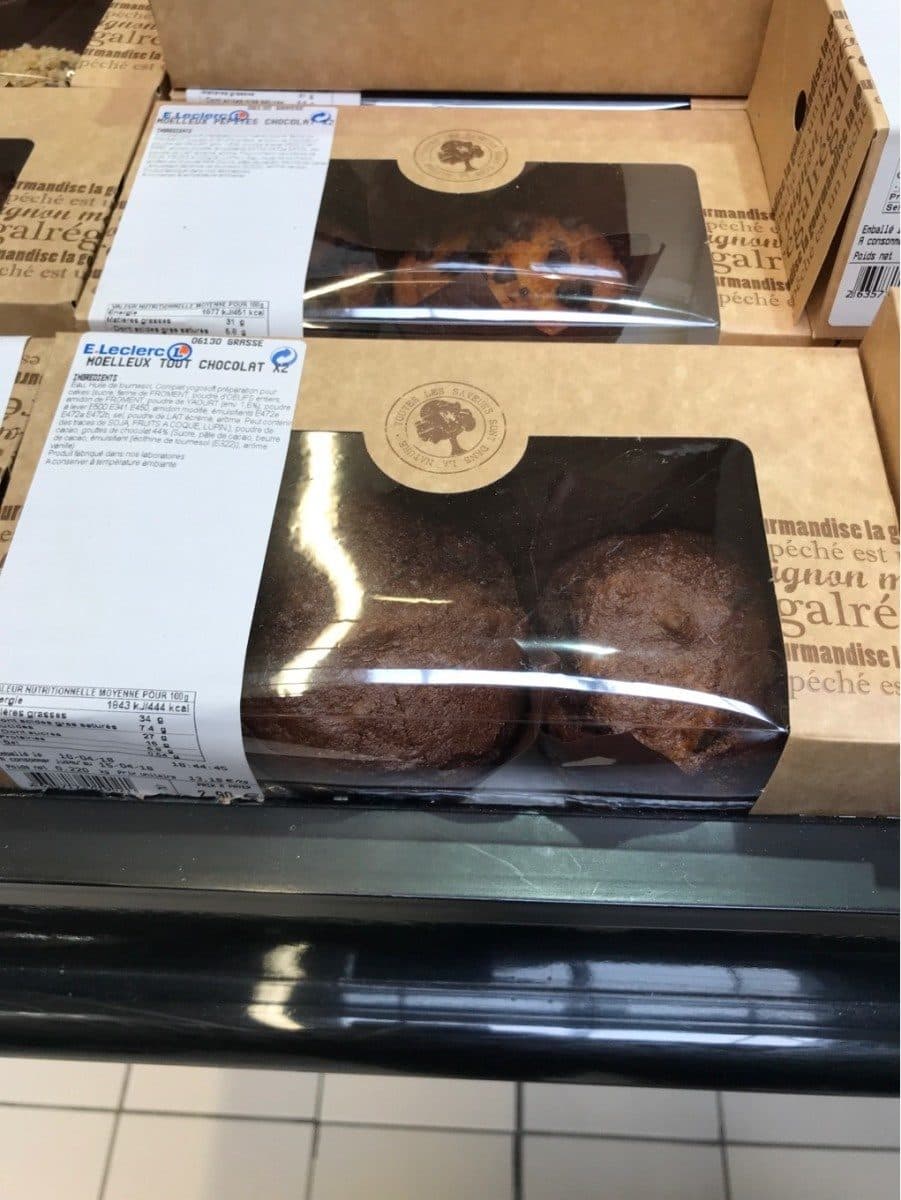 Open Food Facts Moelleux tout chocolar packshot