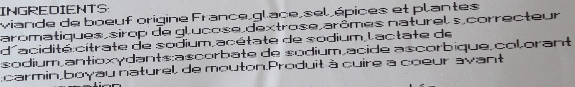 Open Food Facts Merguez 5 Pièces packshot