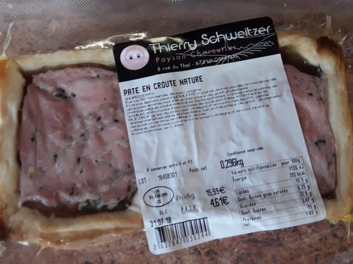 Open Food Facts Pâte en croûte packshot