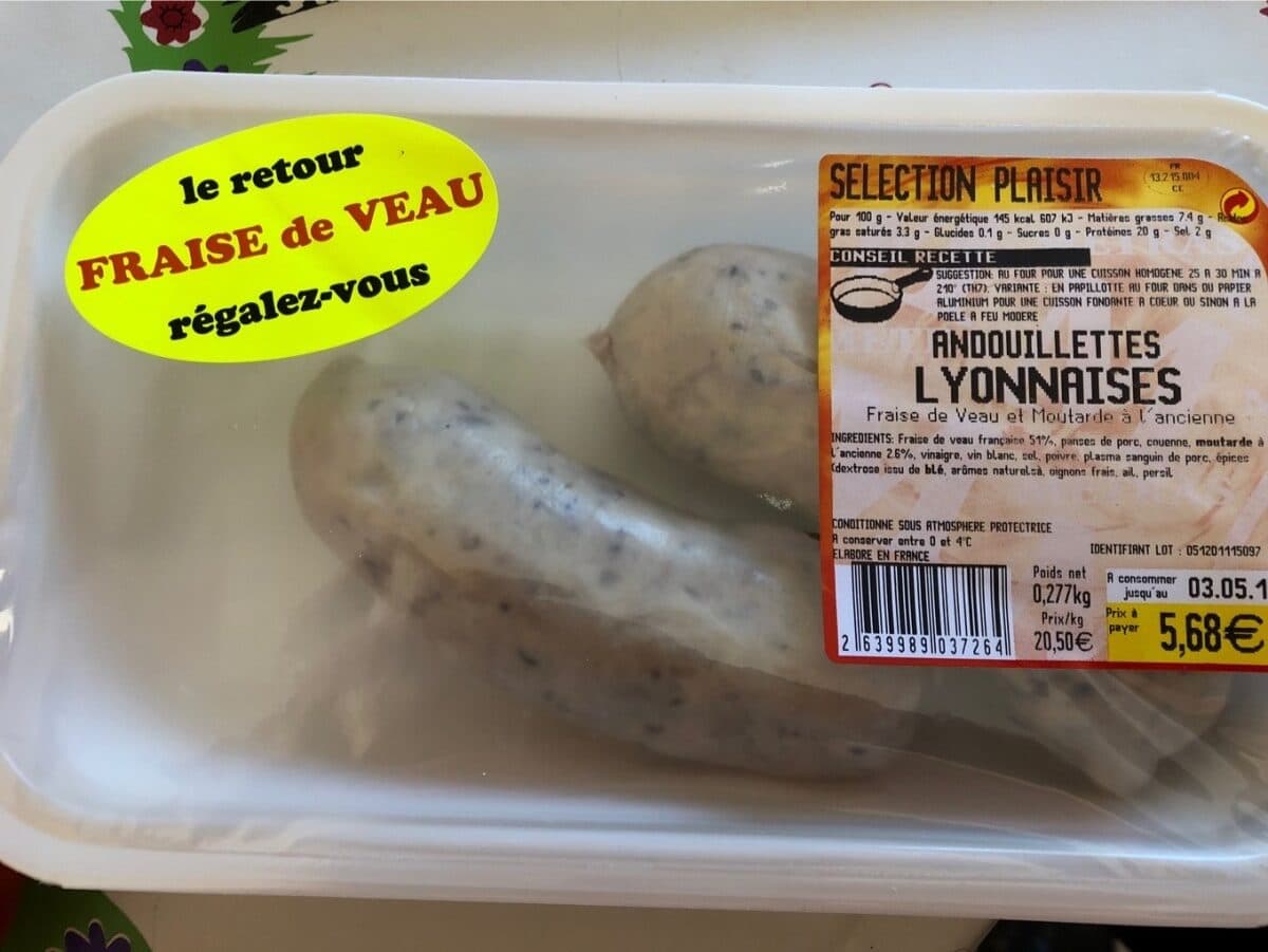Open Food Facts Andouillette Lyonnaise packshot