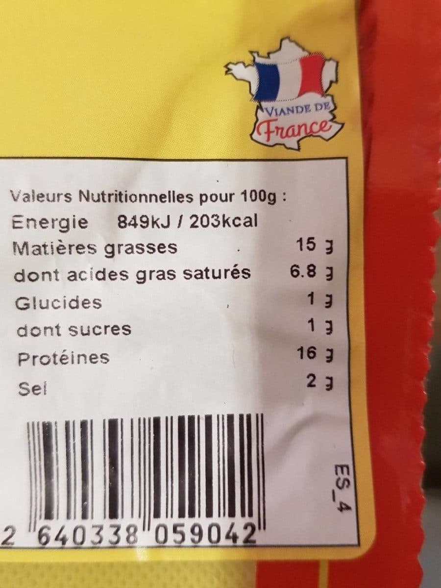 Open Food Facts Côtes de porc marinées au miel packshot