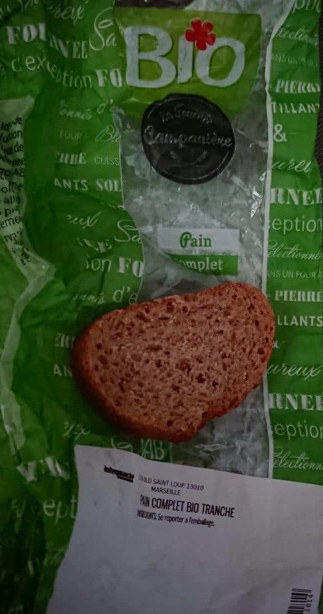 Open Food Facts Pain complet bio tranché packshot