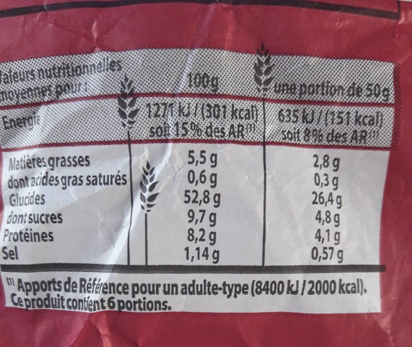 Open Food Facts Pain spécial cranberries noix de pécan packshot
