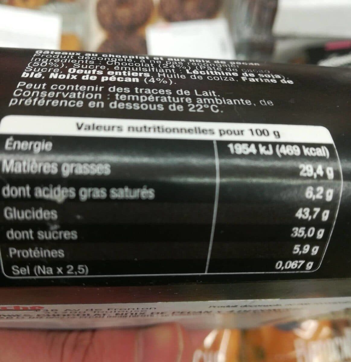 Open Food Facts brownies packshot