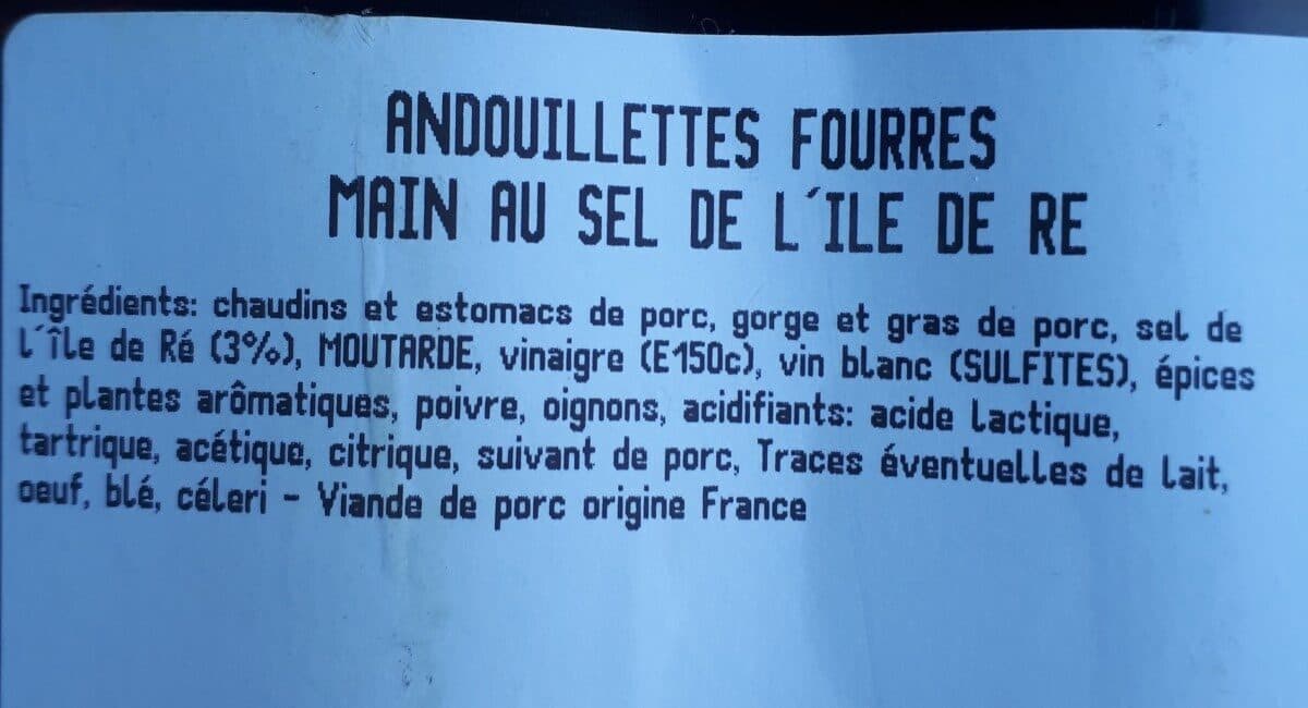 Open Food Facts Andouillette packshot