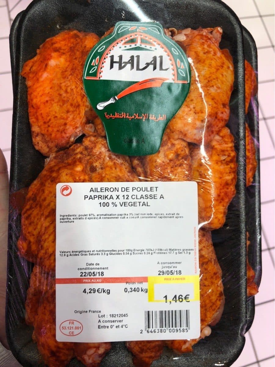 Open Food Facts Aileron de poulet paprika packshot