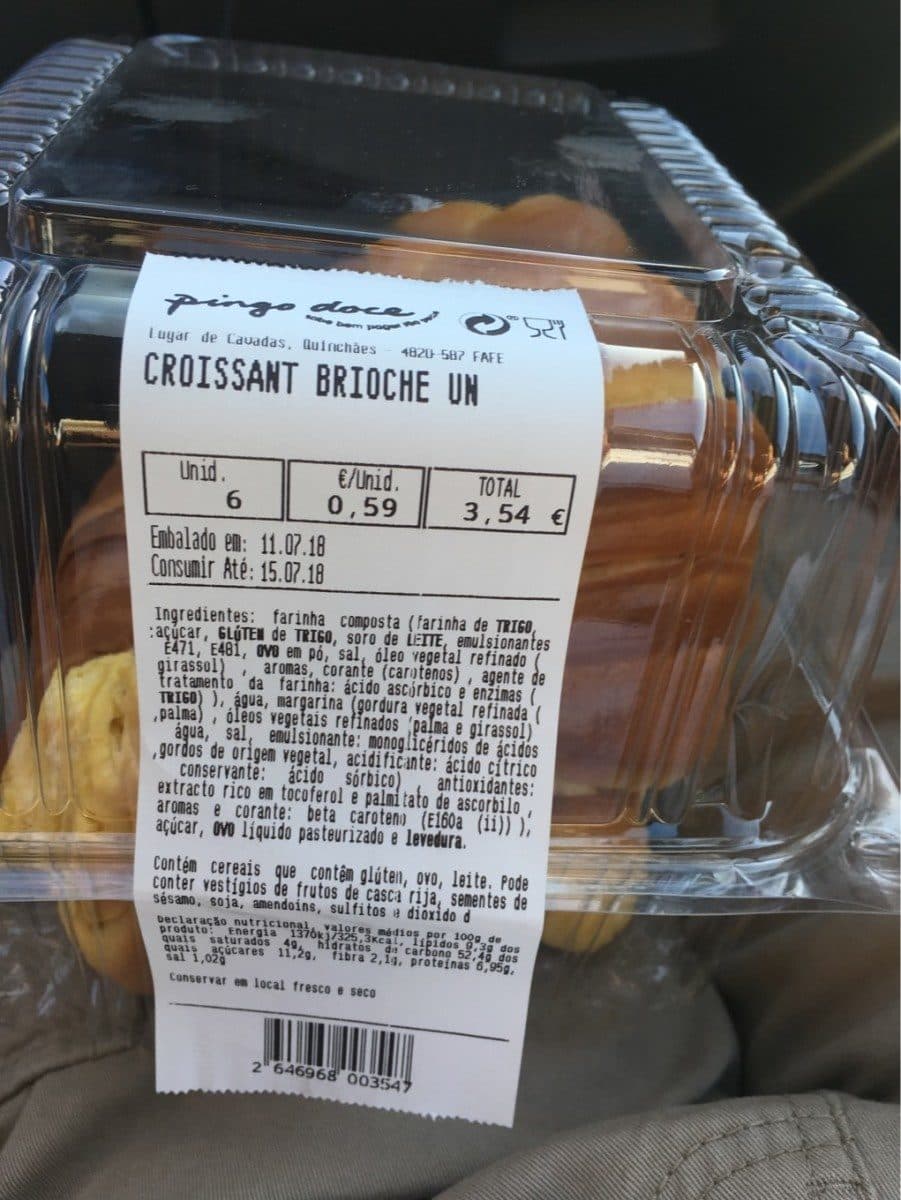 Open Food Facts Croissant brioche packshot