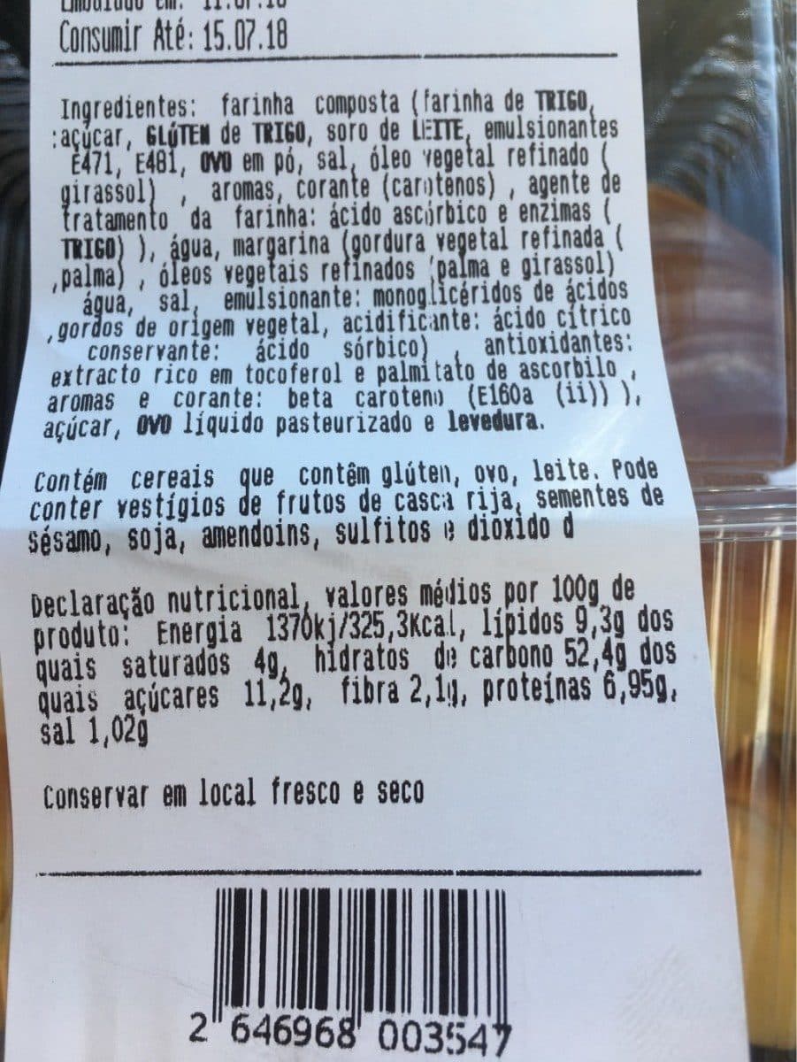 Open Food Facts Croissant brioche packshot