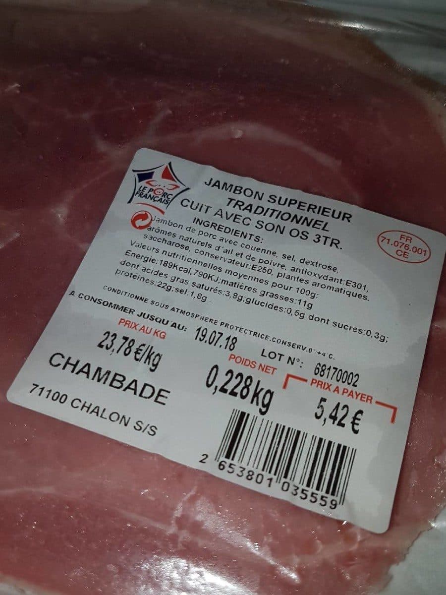 Open Food Facts Chambade packshot