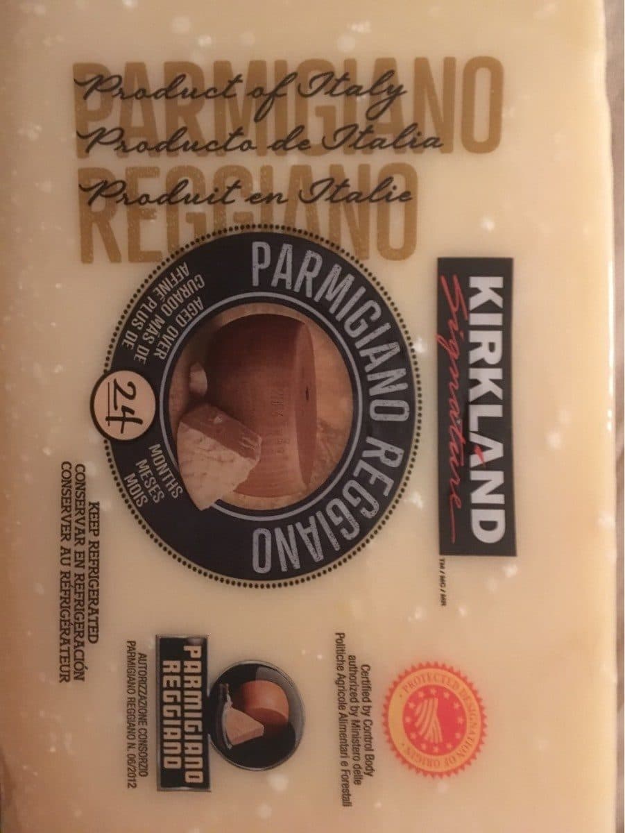 Kirkland Parmigiano Reggiano packshot