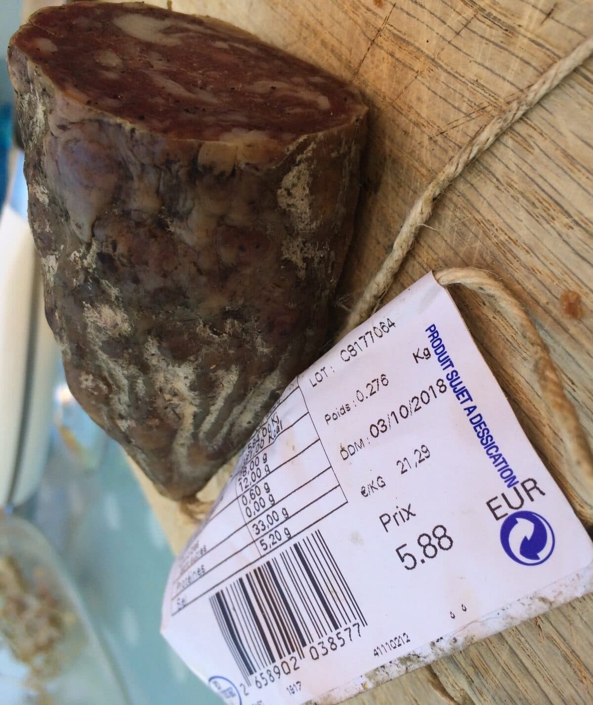 Open Food Facts Saucisson sec fleuri ile de be packshot