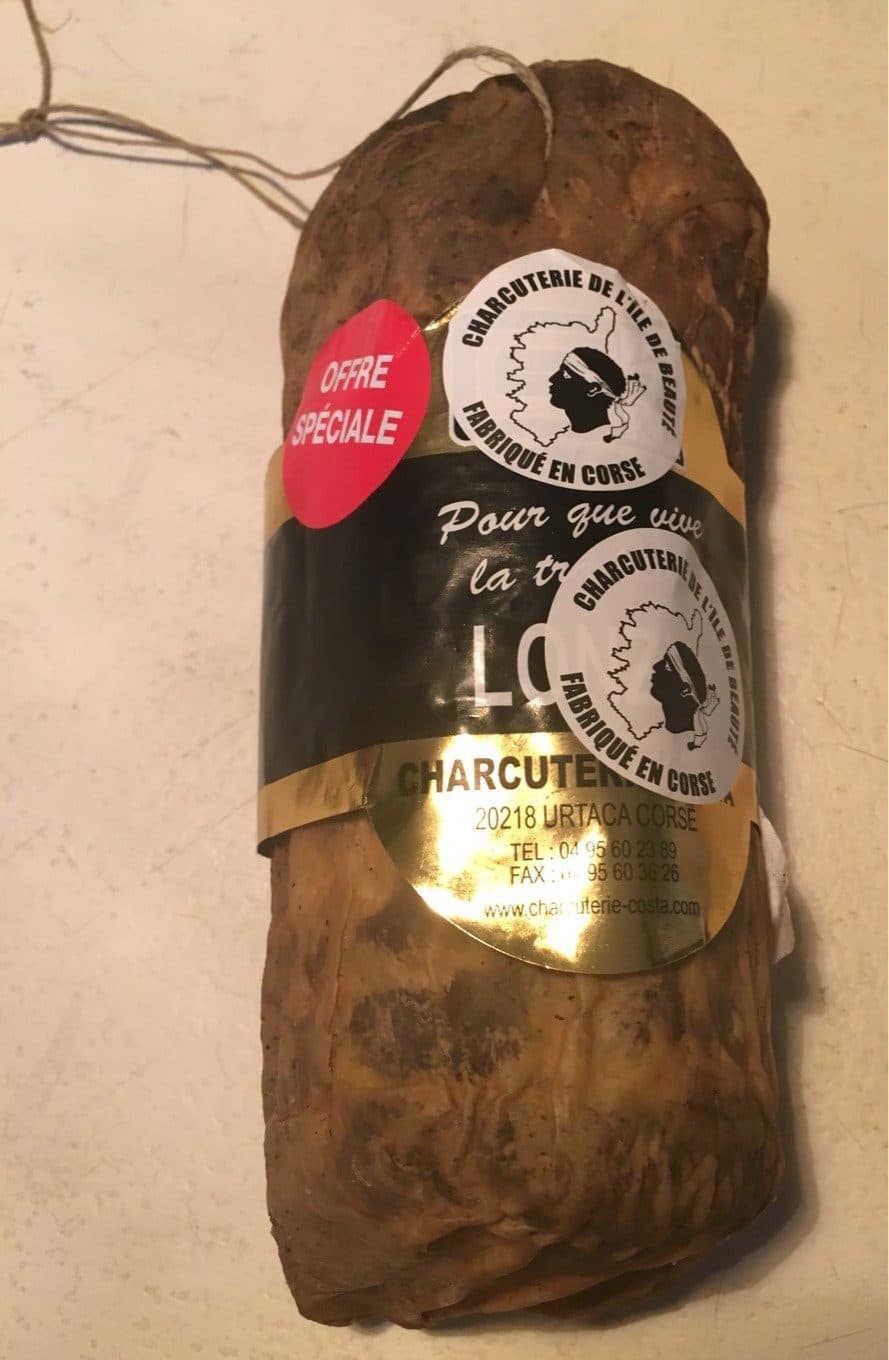 Charcuterie Costa Lonzo Corse packshot