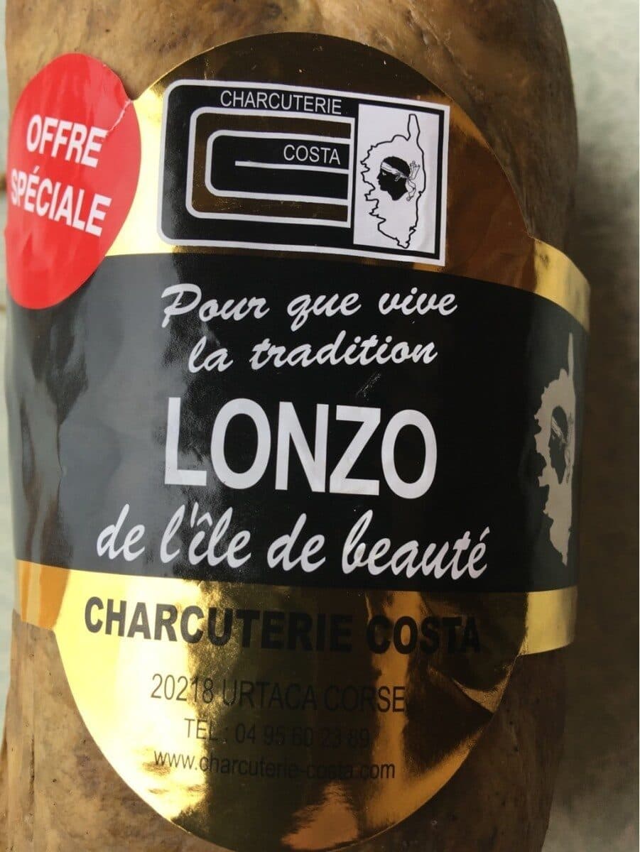 Charcuterie COSTA 20118 URTACA Lonzo packshot