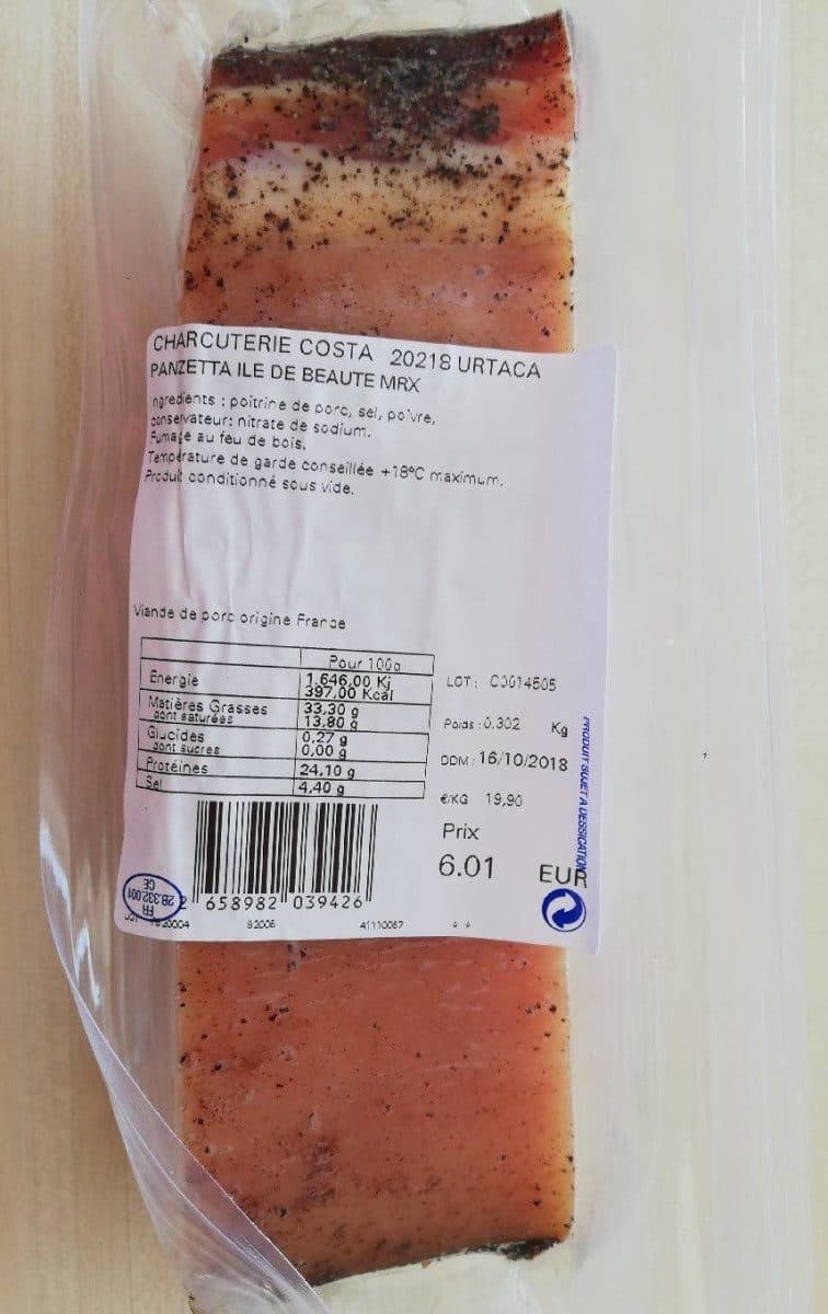 Open Food Facts PANZETTA packshot