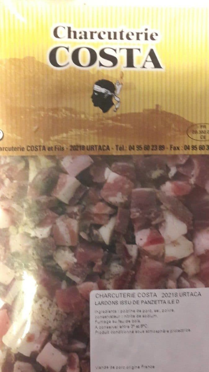 Open Food Facts Lardons issue de penzetta packshot