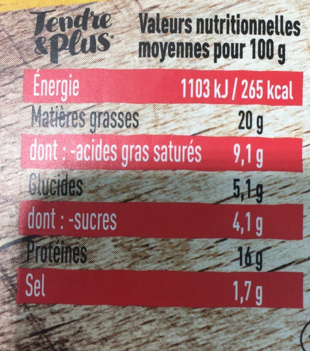 Open Food Facts Ribs de Boeuf Marinade Barbecue packshot